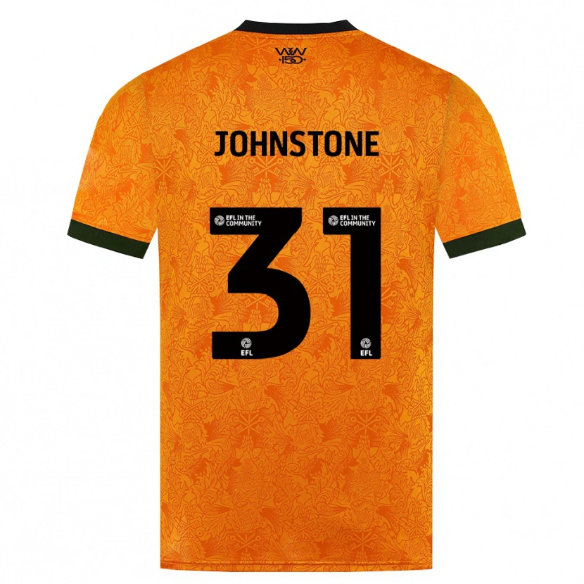 Danxen Pánské Sam Johnstone #31 Oranžová Černá Domů Hráčské Dresy 2026/27 Dres