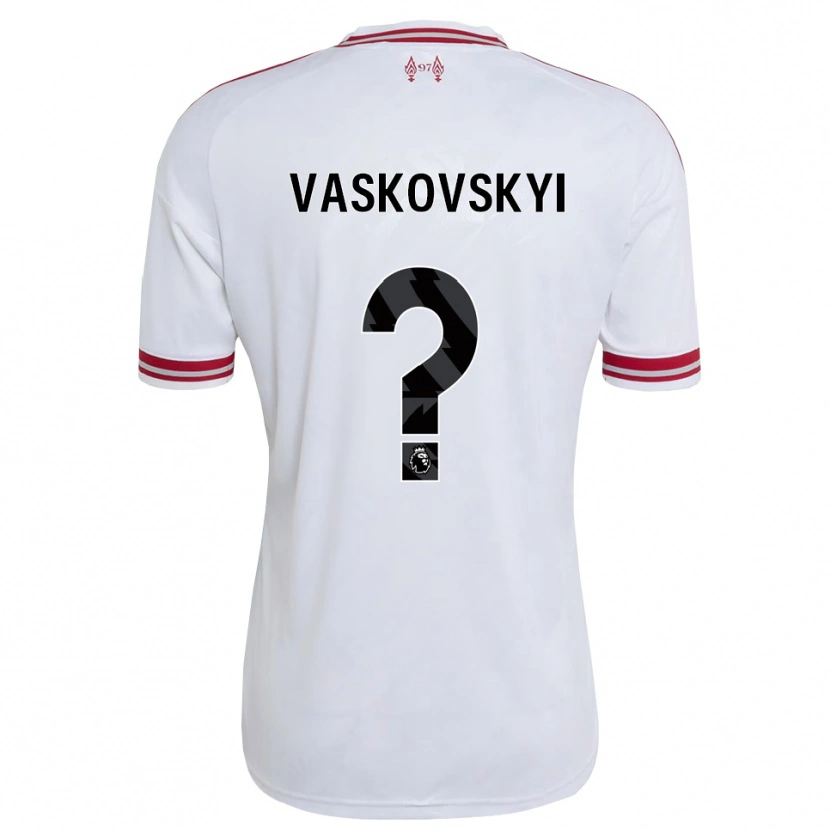 Danxen Pánské Myroslav Vaskovskyi #0 Červená Bílá Daleko Hráčské Dresy 2026/27 Dres