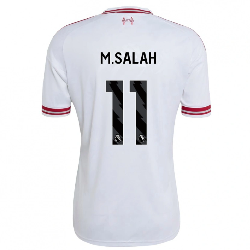 Danxen Pánské Mohamed Salah #11 Červená Bílá Daleko Hráčské Dresy 2026/27 Dres