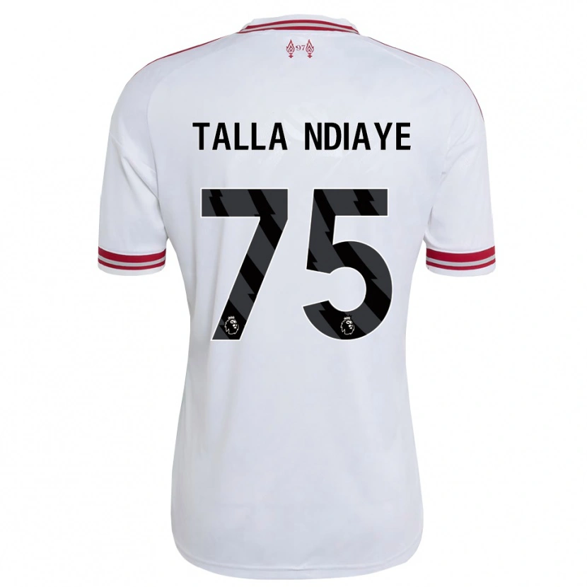 Danxen Pánské Mor Talla Ndiaye #75 Červená Bílá Daleko Hráčské Dresy 2026/27 Dres