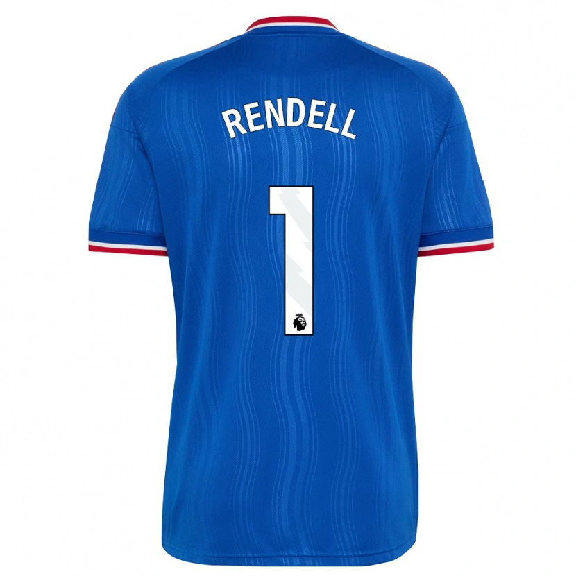 Danxen Pánské Kayla Rendell #1 Modrá Bílá Červená Daleko Hráčské Dresy 2026/27 Dres