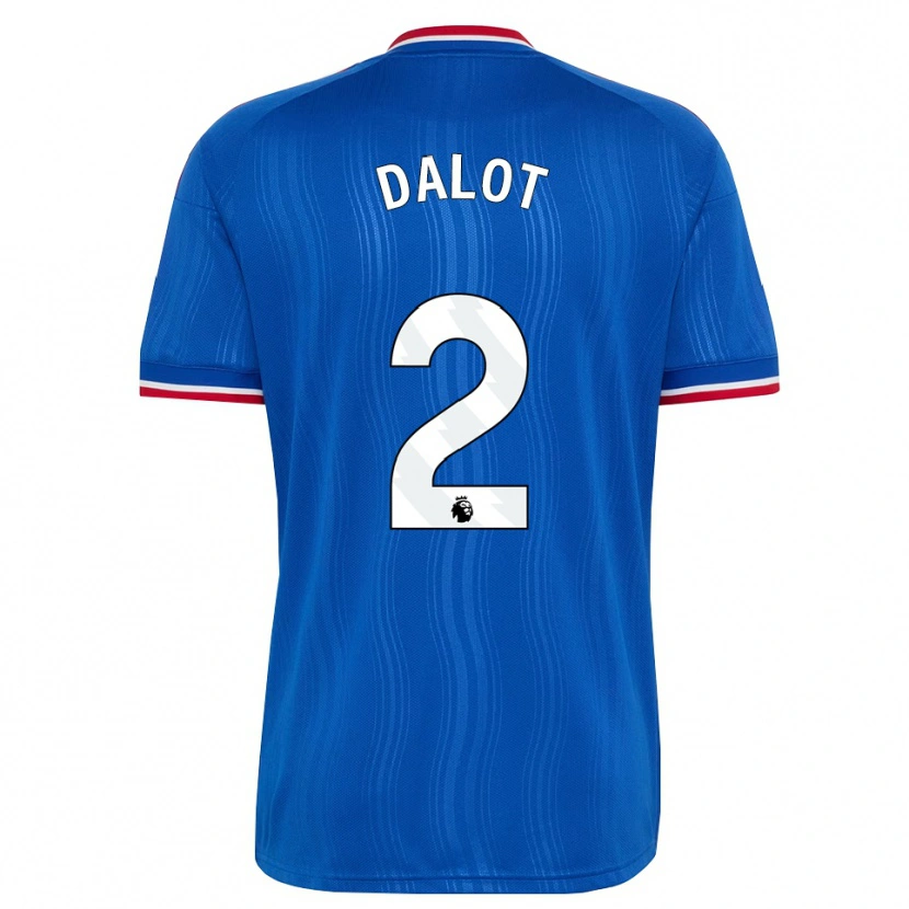 Danxen Pánské Diogo Dalot #2 Modrá Bílá Červená Daleko Hráčské Dresy 2026/27 Dres