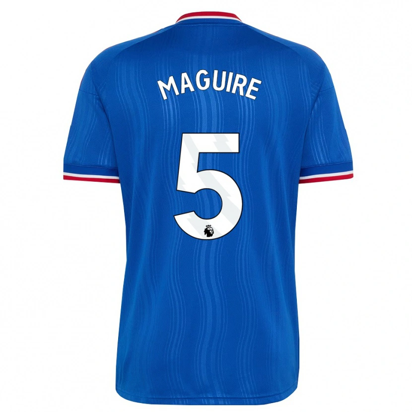 Danxen Pánské Harry Maguire #5 Modrá Bílá Červená Daleko Hráčské Dresy 2026/27 Dres