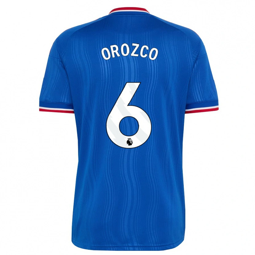 Danxen Pánské Cristian Orozco #6 Modrá Bílá Červená Daleko Hráčské Dresy 2026/27 Dres
