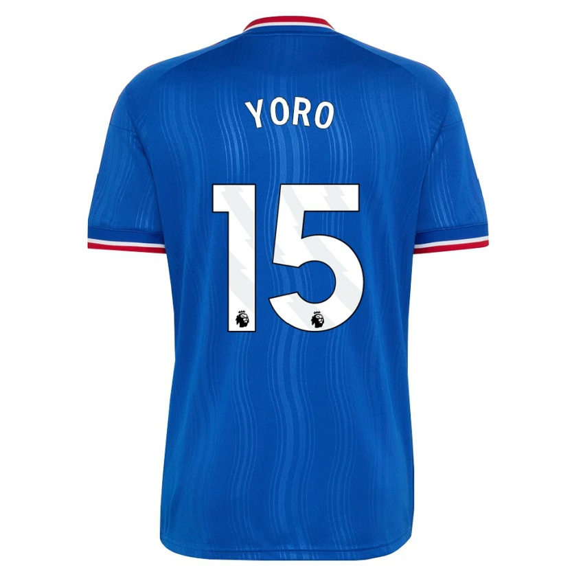 Danxen Pánské Leny Yoro #15 Modrá Bílá Červená Daleko Hráčské Dresy 2026/27 Dres