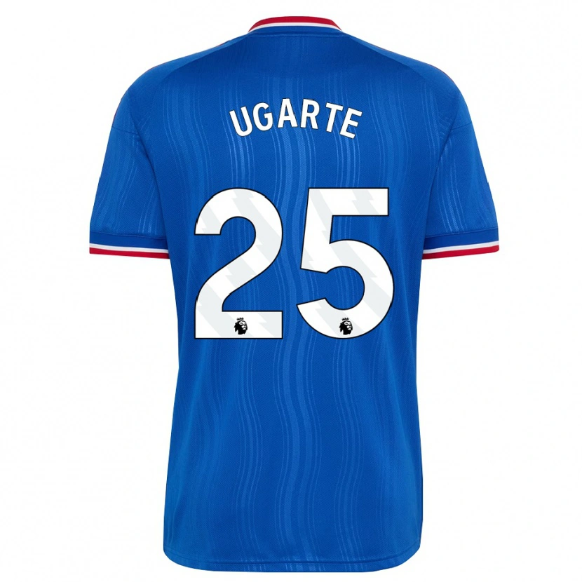 Danxen Pánské Manuel Ugarte #25 Modrá Bílá Červená Daleko Hráčské Dresy 2026/27 Dres
