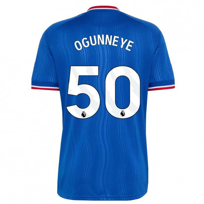 Danxen Pánské Habeeb Ogunneye #50 Modrá Bílá Červená Daleko Hráčské Dresy 2026/27 Dres