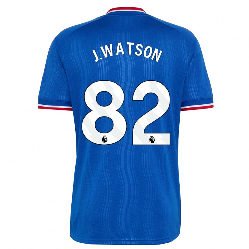 Danxen Pánské Jacob Watson #82 Modrá Bílá Červená Daleko Hráčské Dresy 2026/27 Dres