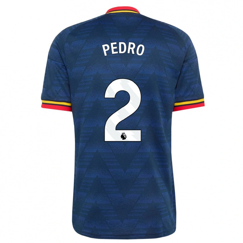 Danxen Pánské Angelinou Pedro #2 Půlnoční Modrá Žlutá Červená Daleko Hráčské Dresy 2026/27 Dres