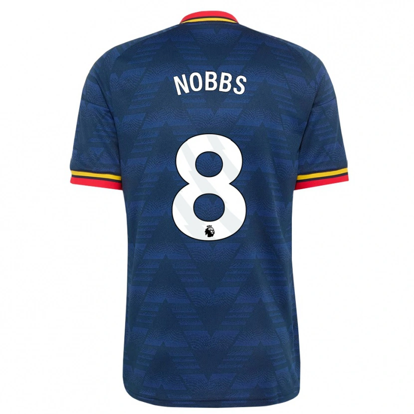 Danxen Pánské Nobbs #8 Půlnoční Modrá Žlutá Červená Daleko Hráčské Dresy 2026/27 Dres