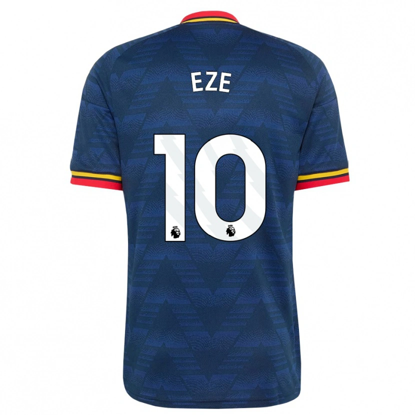 Danxen Pánské Eberechi Eze #10 Půlnoční Modrá Žlutá Červená Daleko Hráčské Dresy 2026/27 Dres