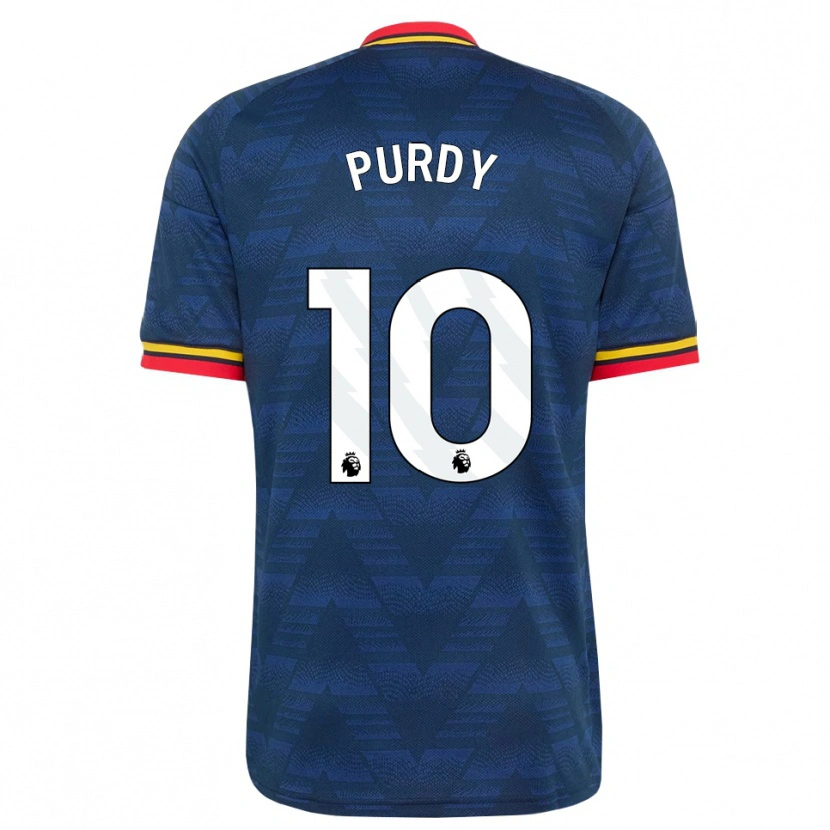 Danxen Pánské Charlie Purdy #10 Půlnoční Modrá Žlutá Červená Daleko Hráčské Dresy 2026/27 Dres