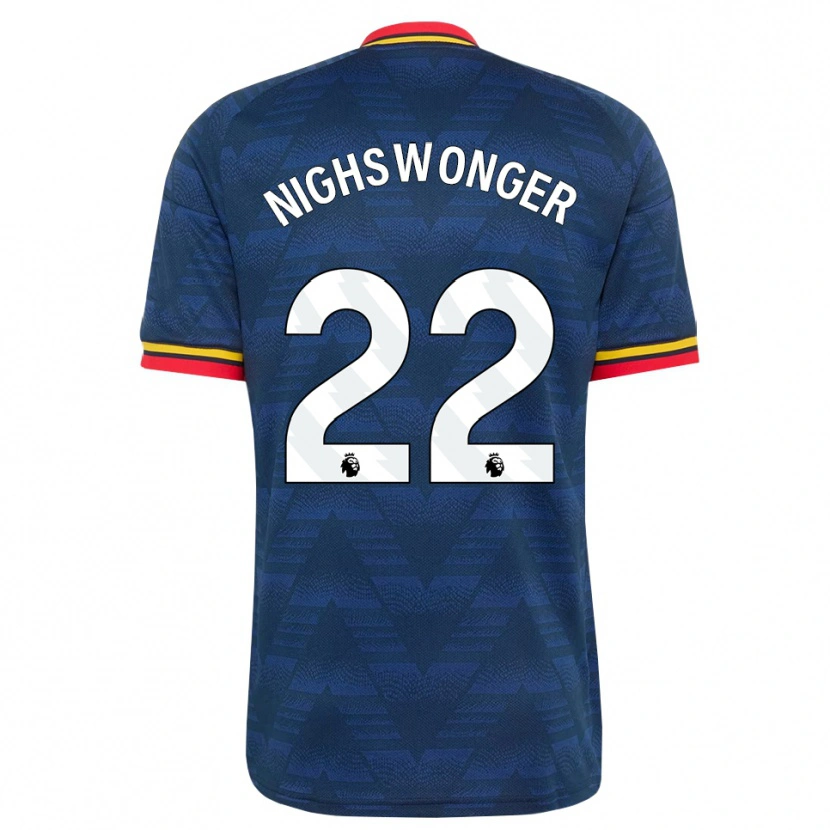 Danxen Pánské Jenna Nighswonger #22 Půlnoční Modrá Žlutá Červená Daleko Hráčské Dresy 2026/27 Dres