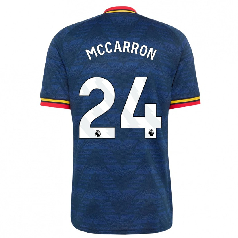 Danxen Pánské Daniel Mccarron #24 Půlnoční Modrá Žlutá Červená Daleko Hráčské Dresy 2026/27 Dres