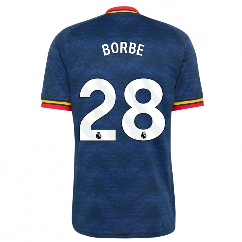 Danxen Pánské Anneke Borbe #28 Půlnoční Modrá Žlutá Červená Daleko Hráčské Dresy 2026/27 Dres