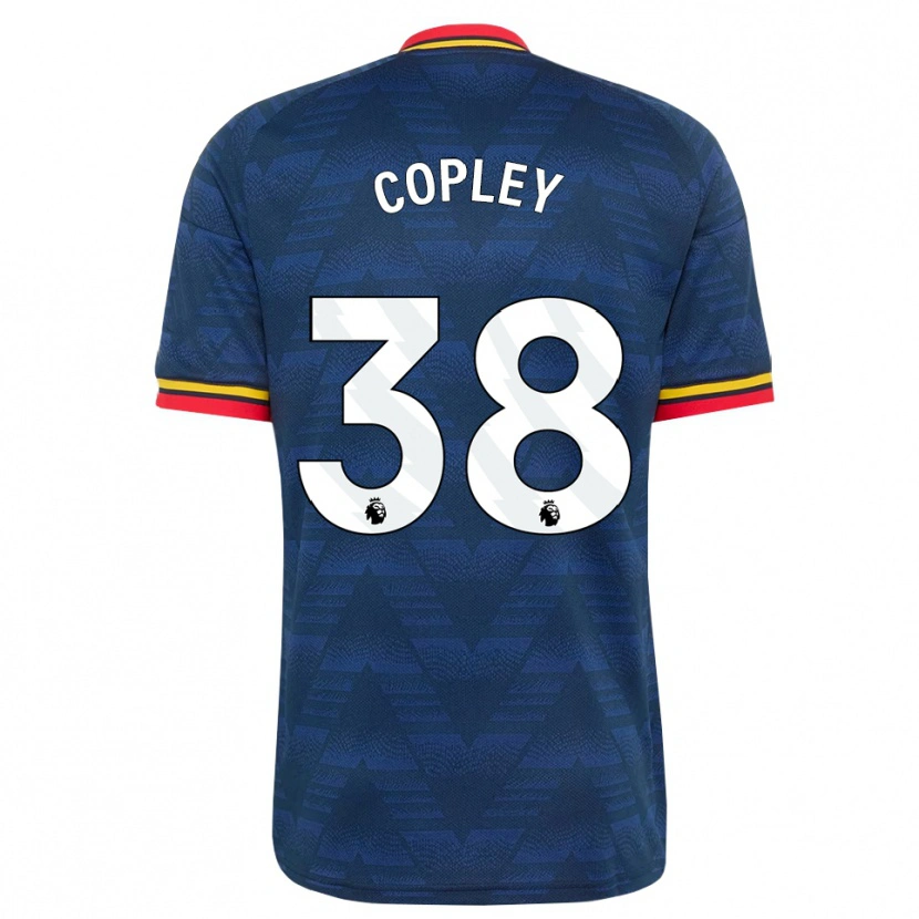 Danxen Pánské Louie Copley #38 Půlnoční Modrá Žlutá Červená Daleko Hráčské Dresy 2026/27 Dres