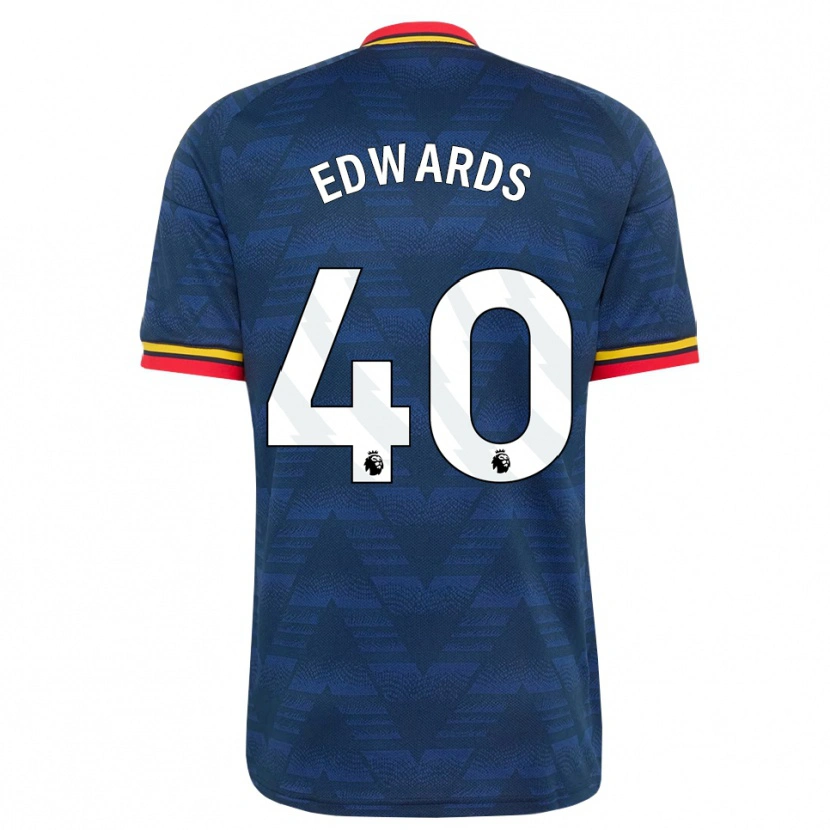 Danxen Pánské Khayon Edwards #40 Půlnoční Modrá Žlutá Červená Daleko Hráčské Dresy 2026/27 Dres