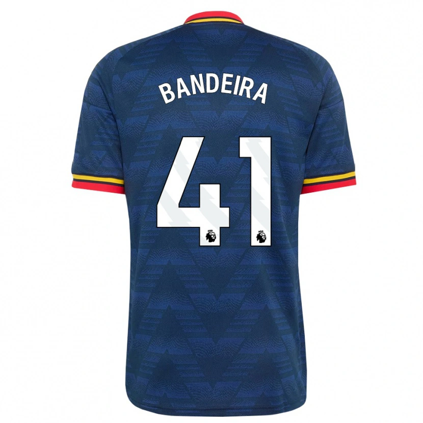 Danxen Pánské Mauro Bandeira #41 Půlnoční Modrá Žlutá Červená Daleko Hráčské Dresy 2026/27 Dres
