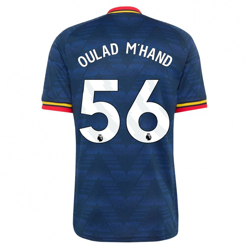 Danxen Pánské Salah-Eddine Oulad M'hand #56 Půlnoční Modrá Žlutá Červená Daleko Hráčské Dresy 2026/27 Dres