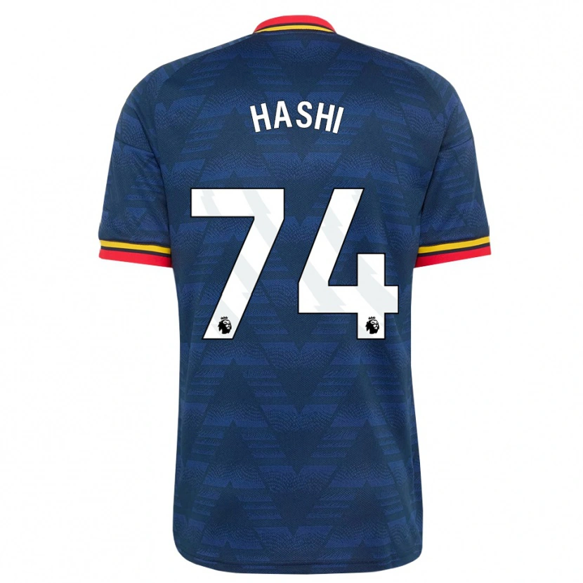 Danxen Pánské Maalik Hashi #74 Půlnoční Modrá Žlutá Červená Daleko Hráčské Dresy 2026/27 Dres