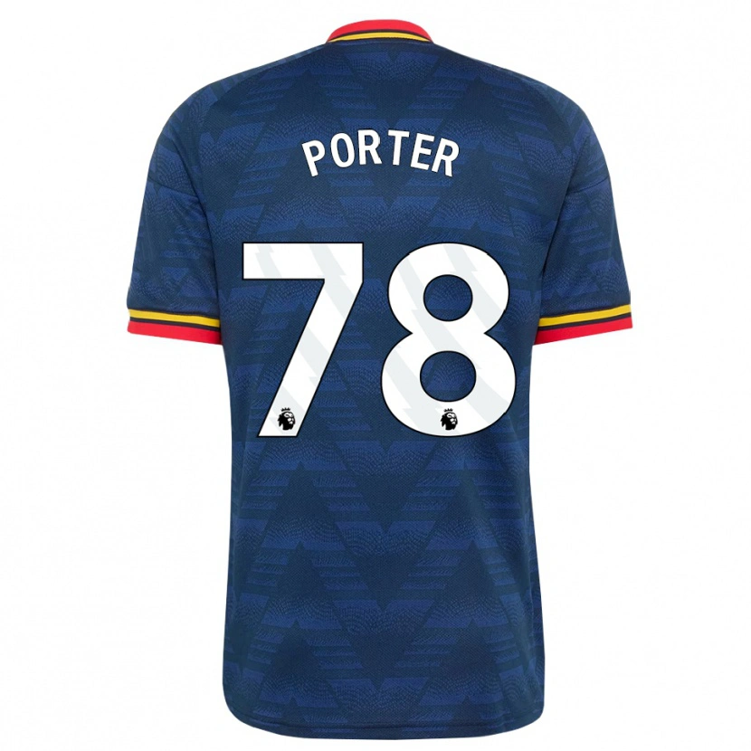 Danxen Pánské Jack Porter #78 Půlnoční Modrá Žlutá Červená Daleko Hráčské Dresy 2026/27 Dres