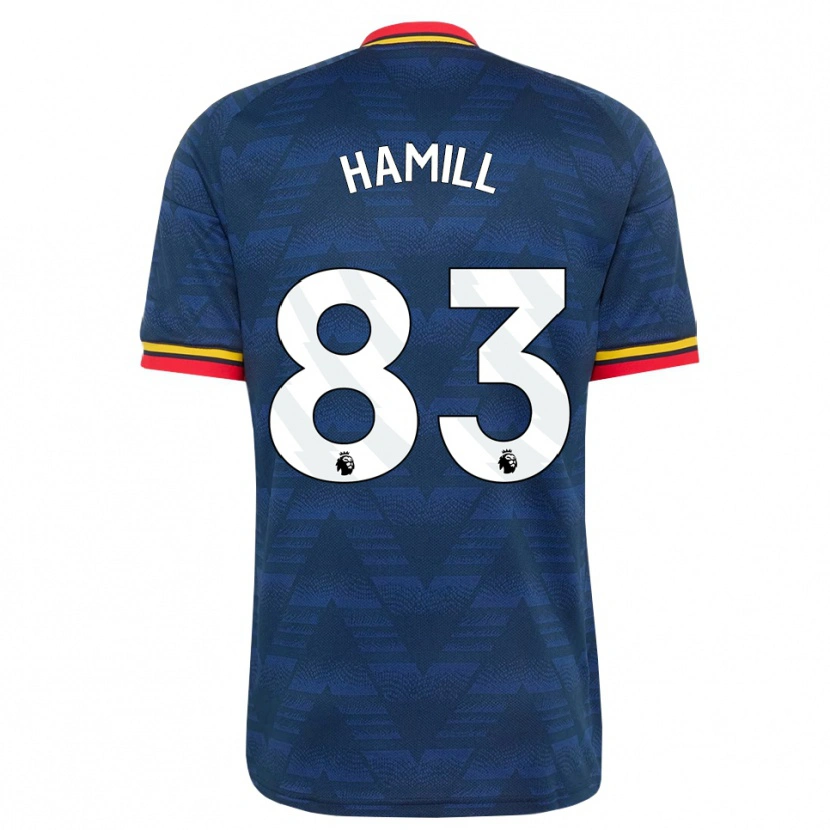 Danxen Pánské Callan Hamill #83 Půlnoční Modrá Žlutá Červená Daleko Hráčské Dresy 2026/27 Dres