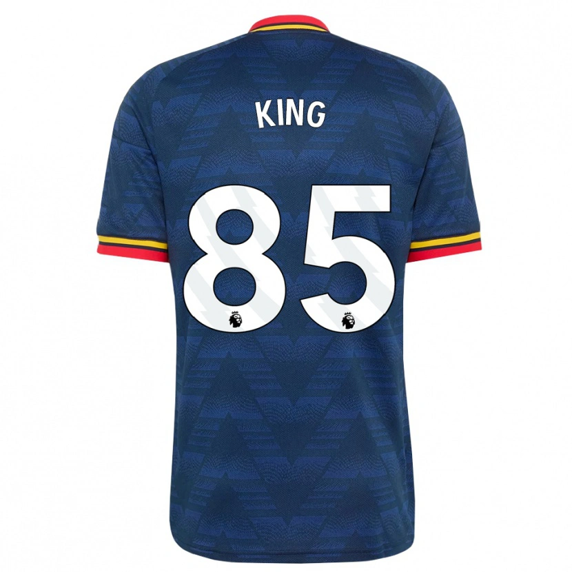 Danxen Pánské Josiah King #85 Půlnoční Modrá Žlutá Červená Daleko Hráčské Dresy 2026/27 Dres
