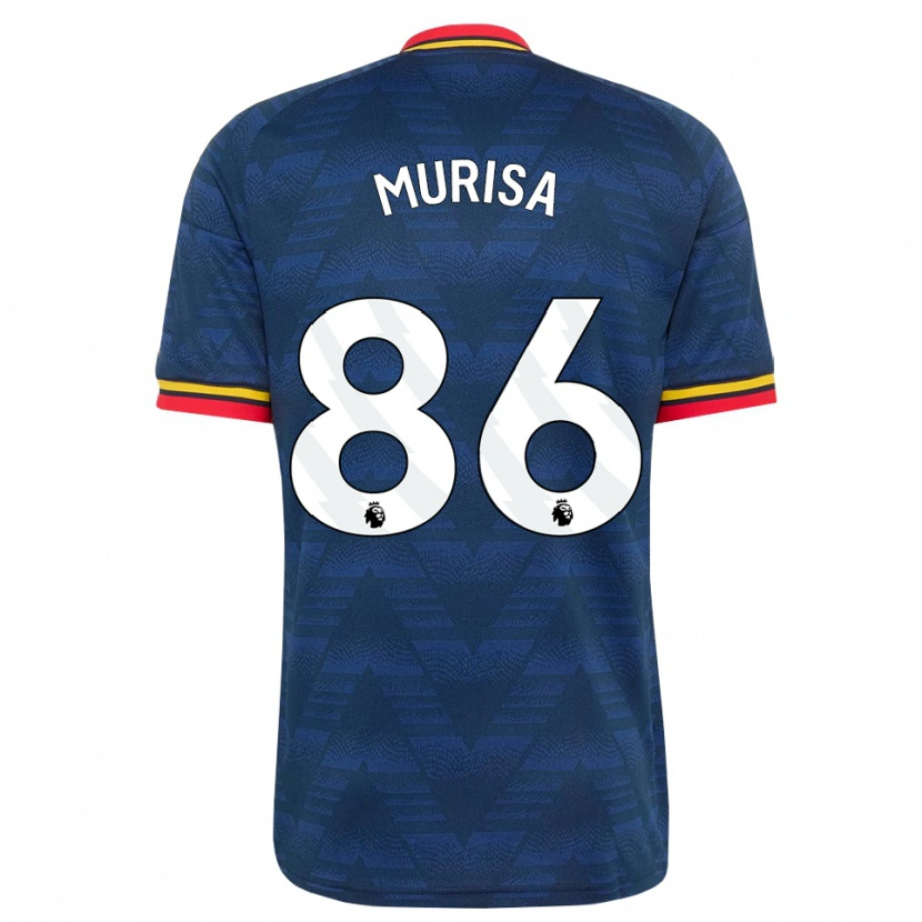 Danxen Pánské Teshaun Murisa #86 Půlnoční Modrá Žlutá Červená Daleko Hráčské Dresy 2026/27 Dres