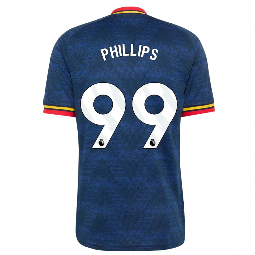 Danxen Pánské Charlie Phillips #99 Půlnoční Modrá Žlutá Červená Daleko Hráčské Dresy 2026/27 Dres