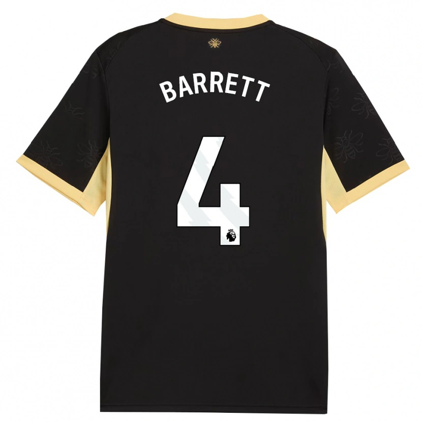 Danxen Pánské Marlow Barrett #4 Černá Žlutá Daleko Hráčské Dresy 2026/27 Dres