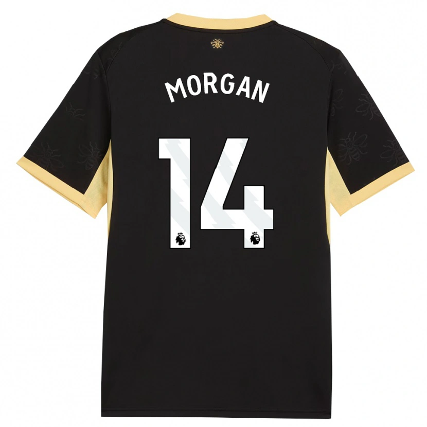 Danxen Pánské Esme Morgan #14 Černá Žlutá Daleko Hráčské Dresy 2026/27 Dres