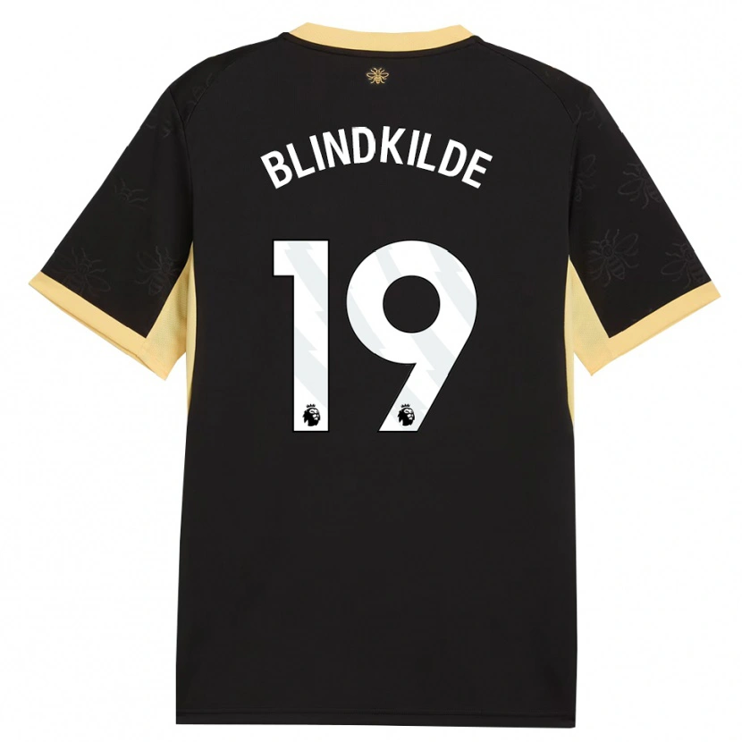 Danxen Pánské Laura Blindkilde Brown #19 Černá Žlutá Daleko Hráčské Dresy 2026/27 Dres