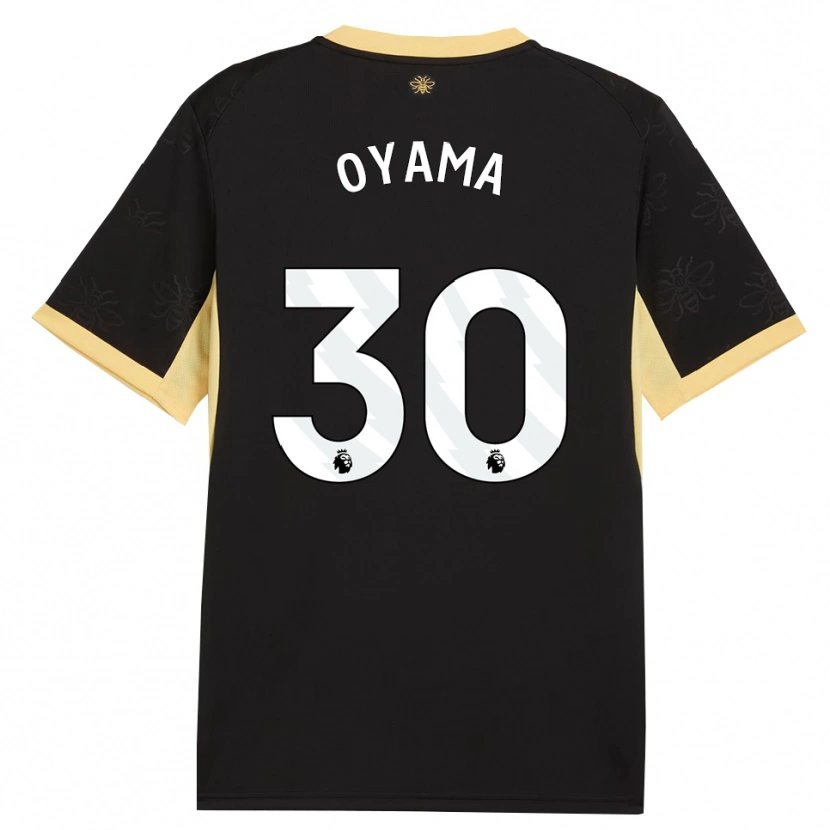 Danxen Pánské Aemu Oyama #30 Černá Žlutá Daleko Hráčské Dresy 2026/27 Dres