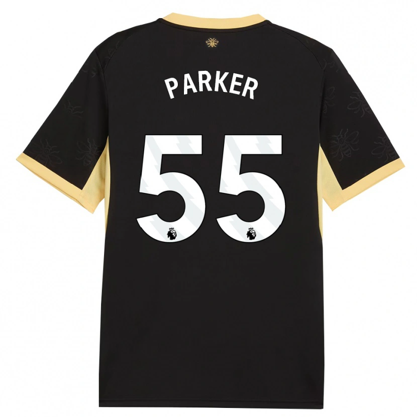 Danxen Pánské Harrison Parker #55 Černá Žlutá Daleko Hráčské Dresy 2026/27 Dres