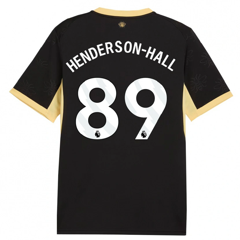 Danxen Pánské Matty Henderson-Hall #89 Černá Žlutá Daleko Hráčské Dresy 2026/27 Dres