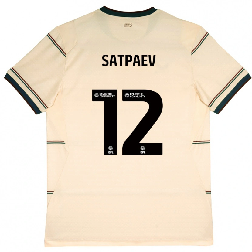Danxen Pánské Dastan Satpaev #12 Béžová Vínově Červená Daleko Hráčské Dresy 2026/27 Dres