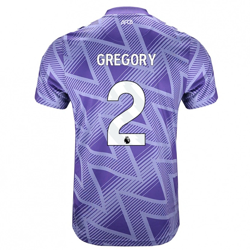 Danxen Pánské Karlos Gregory #2 Světle Fialově Červená Bílá Daleko Hráčské Dresy 2026/27 Dres