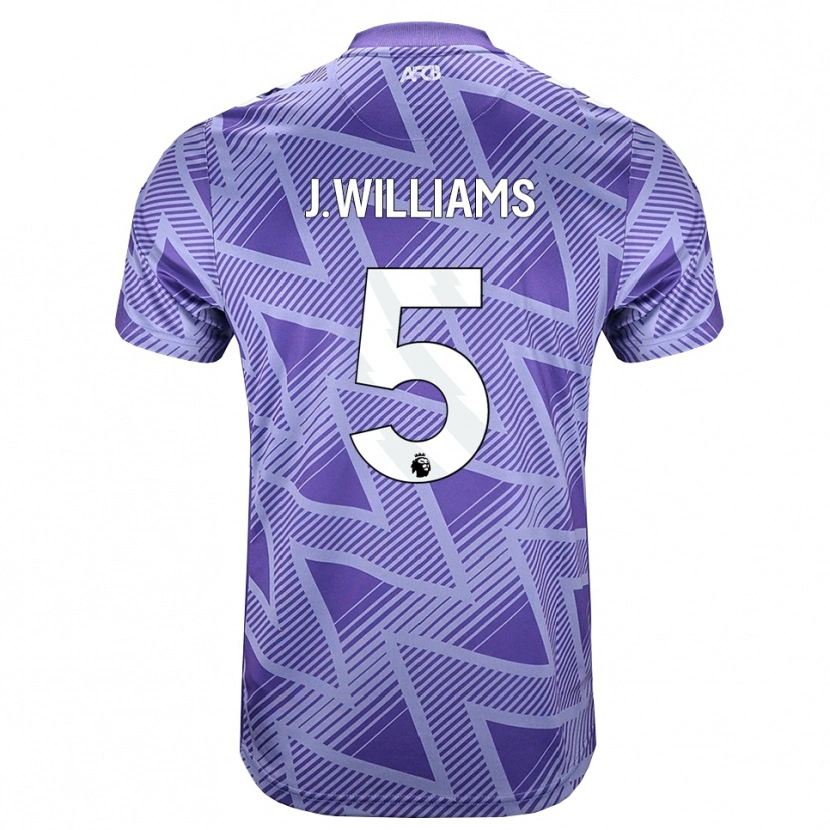 Danxen Pánské Jay Williams #5 Světle Fialově Červená Bílá Daleko Hráčské Dresy 2026/27 Dres