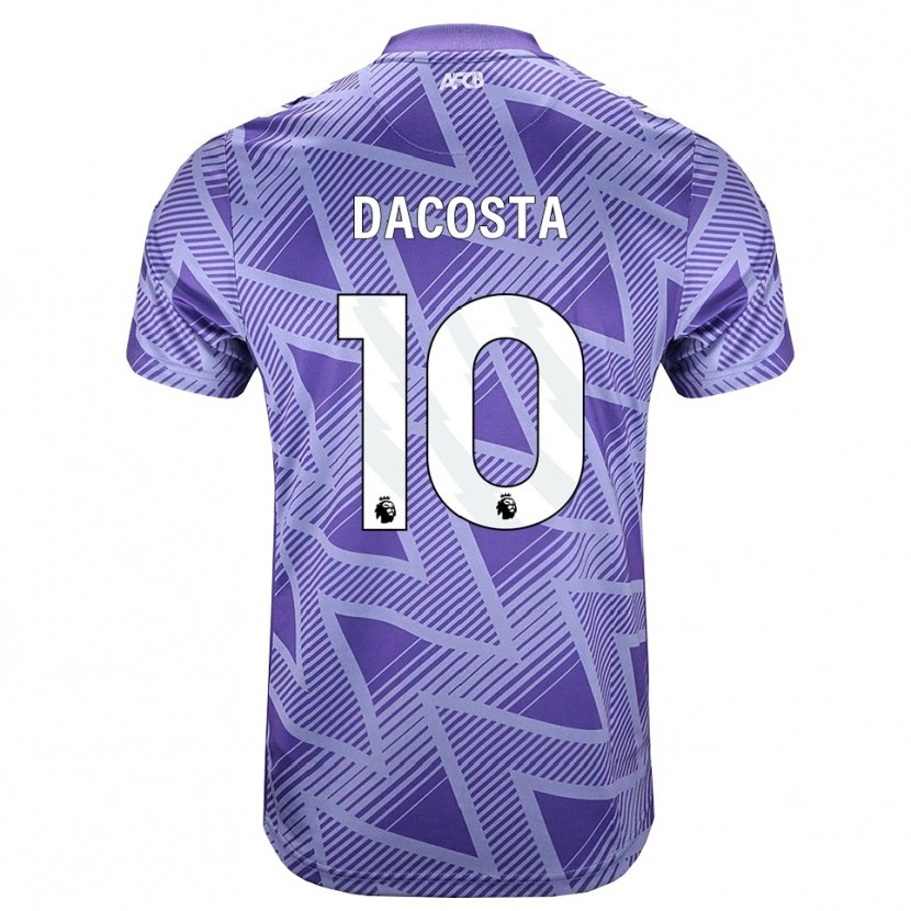 Danxen Pánské Michael Dacosta #10 Světle Fialově Červená Bílá Daleko Hráčské Dresy 2026/27 Dres
