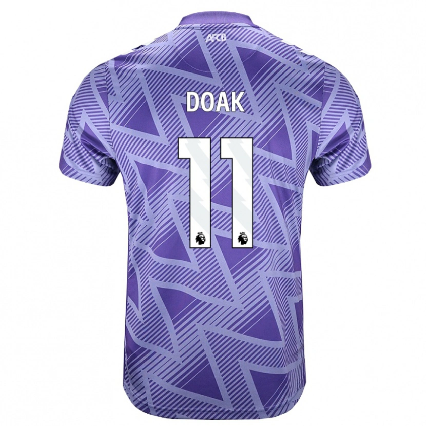 Danxen Pánské Ben Gannon-Doak #11 Světle Fialově Červená Bílá Daleko Hráčské Dresy 2026/27 Dres