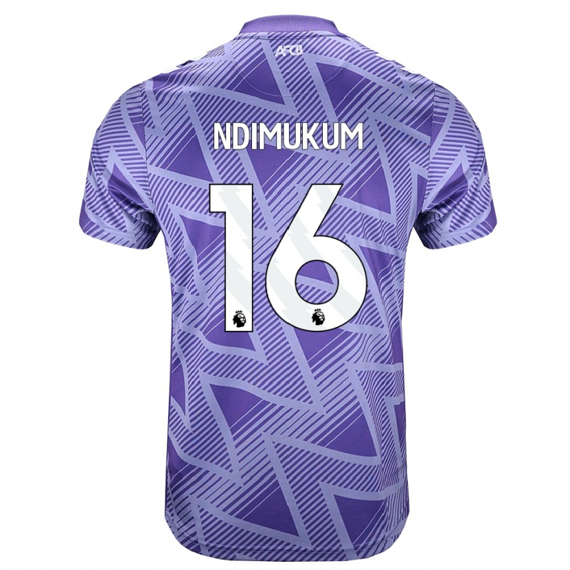Danxen Pánské Dane Ndimukum #16 Světle Fialově Červená Bílá Daleko Hráčské Dresy 2026/27 Dres