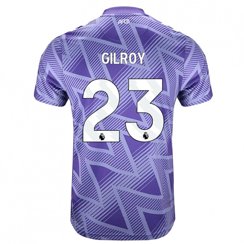 Danxen Pánské Chloe Gilroy #23 Světle Fialově Červená Bílá Daleko Hráčské Dresy 2026/27 Dres