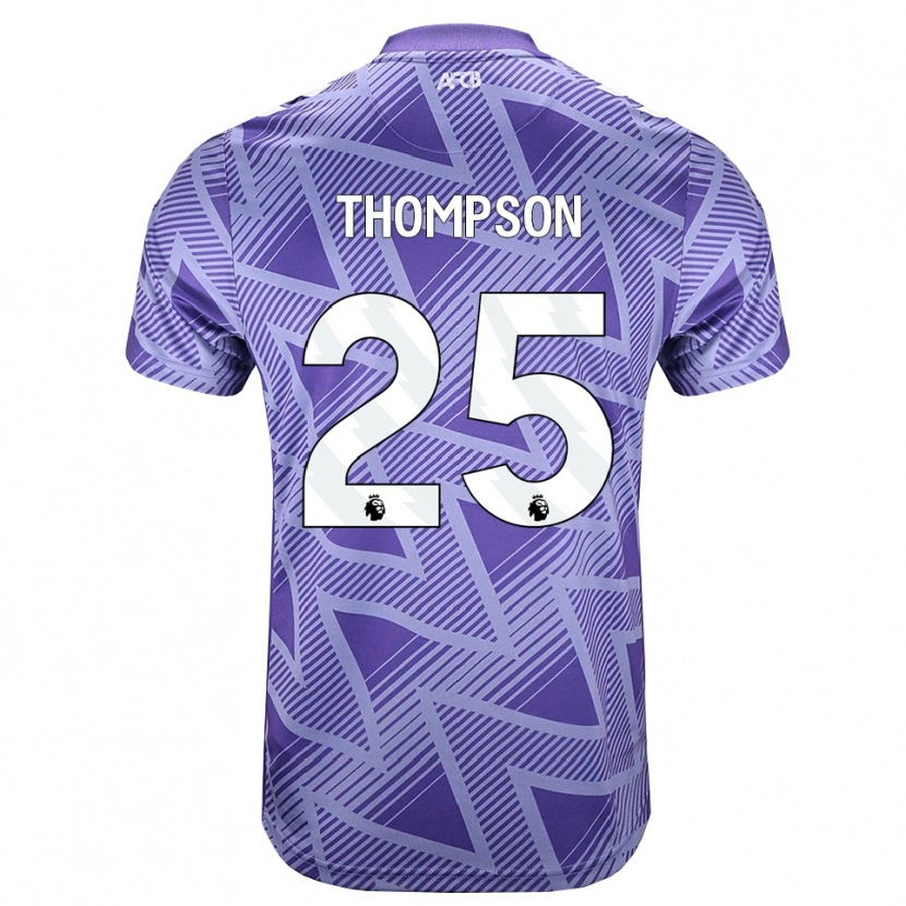 Danxen Pánské Kenni Thompson #25 Světle Fialově Červená Bílá Daleko Hráčské Dresy 2026/27 Dres