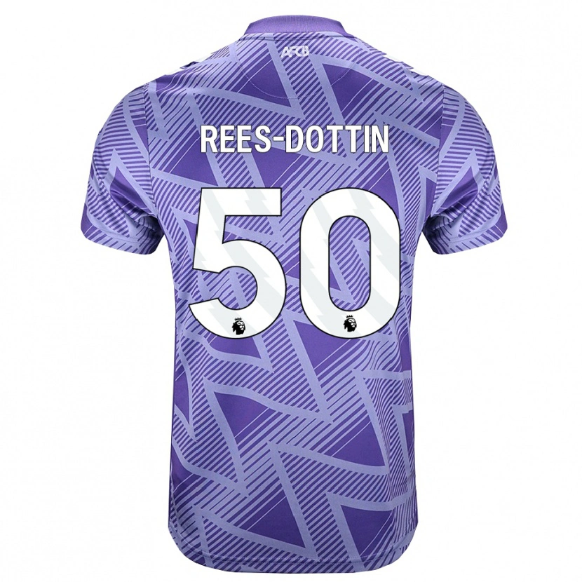 Danxen Pánské Remy Rees-Dottin #50 Světle Fialově Červená Bílá Daleko Hráčské Dresy 2026/27 Dres