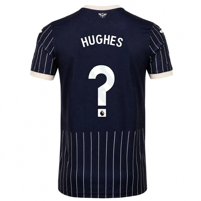 Danxen Pánské Cameron Hughes #0 Černá Bílá Daleko Hráčské Dresy 2026/27 Dres