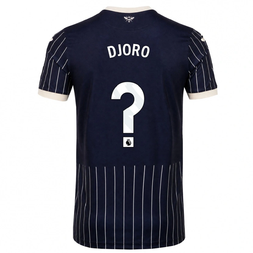 Danxen Pánské Josh Djoro #0 Černá Bílá Daleko Hráčské Dresy 2026/27 Dres