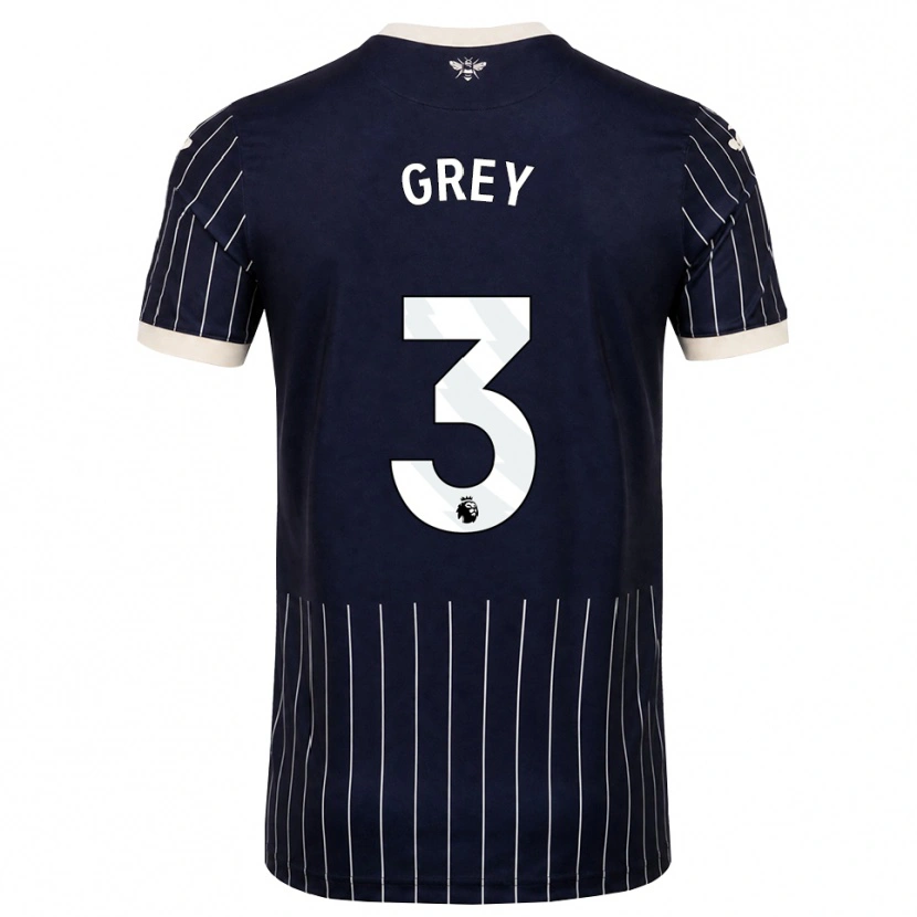 Danxen Pánské Andre Grey #3 Černá Bílá Daleko Hráčské Dresy 2026/27 Dres