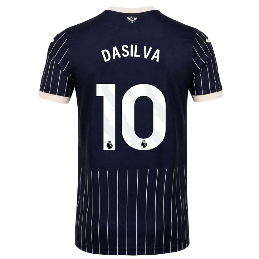 Danxen Pánské Josh Dasilva #10 Černá Bílá Daleko Hráčské Dresy 2026/27 Dres