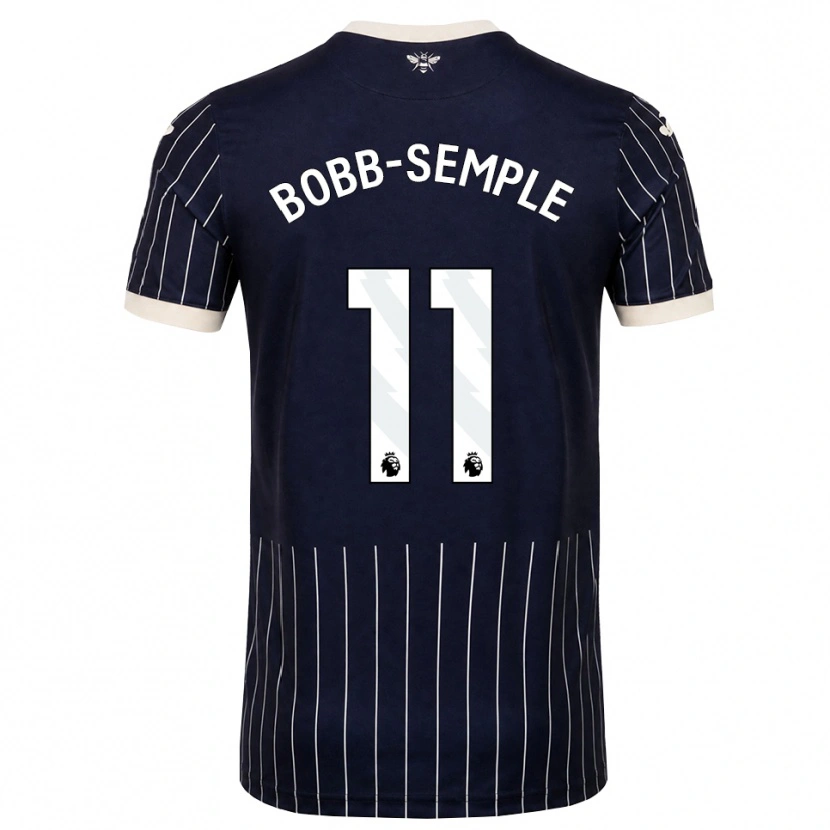 Danxen Pánské Domeiro Bobb-Semple #11 Černá Bílá Daleko Hráčské Dresy 2026/27 Dres