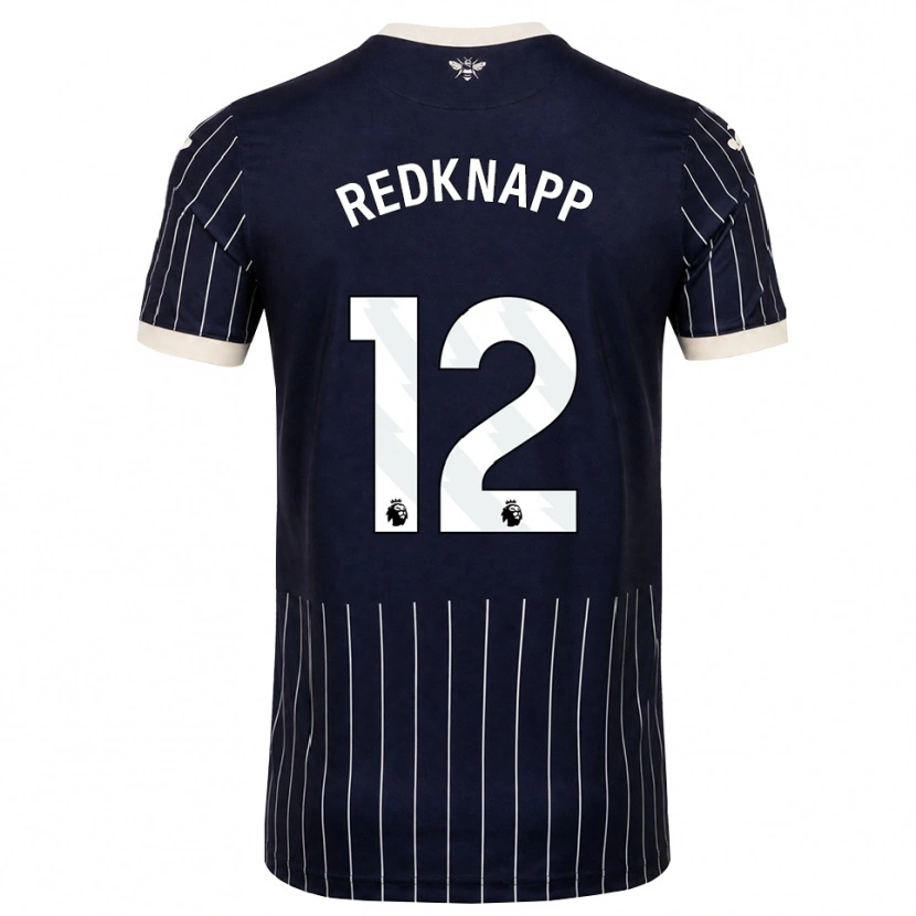 Danxen Pánské Beau Redknapp #12 Černá Bílá Daleko Hráčské Dresy 2026/27 Dres
